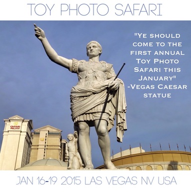Brick Sailboat participates in the first Toy Photo Safari in Las Vegas