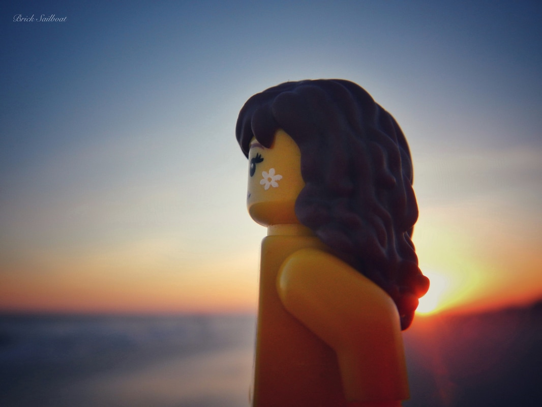 LEGO Mermaid at Sunset