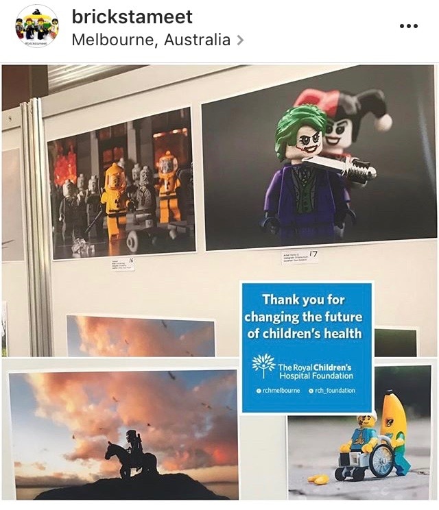A bricksailboat picture donated to Australia's Brickstameet